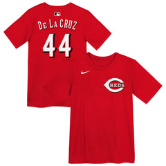 Elly De La Cruz Cincinnati Reds Preschool Name & Number T-Shirt - Red