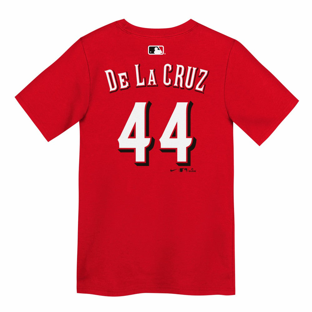 Elly De La Cruz Cincinnati Reds Preschool Name & Number T-Shirt - Red