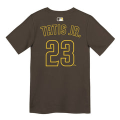 Fernando Tatis Jr. San Diego Padres Preschool Name & Number T-Shirt - Brown | Nike