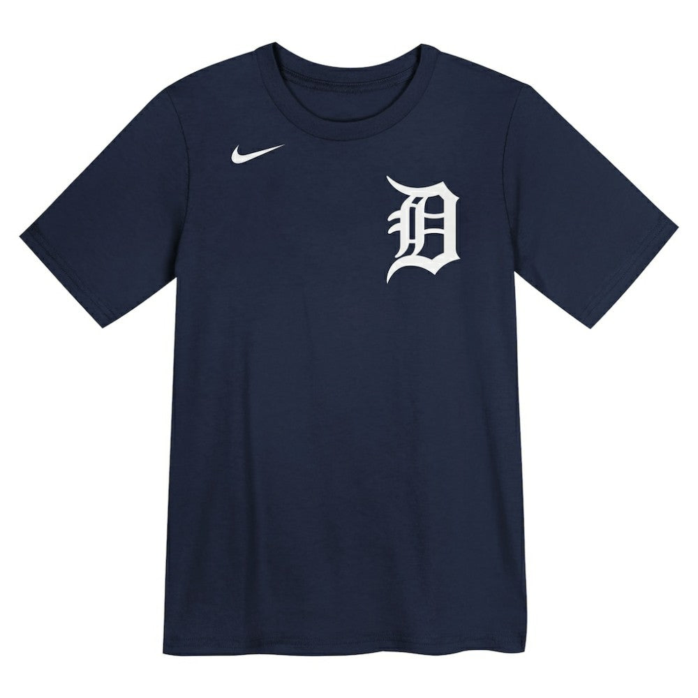 Tarik Skubal Detroit Tigers Preschool Name & Number T-Shirt - Navy