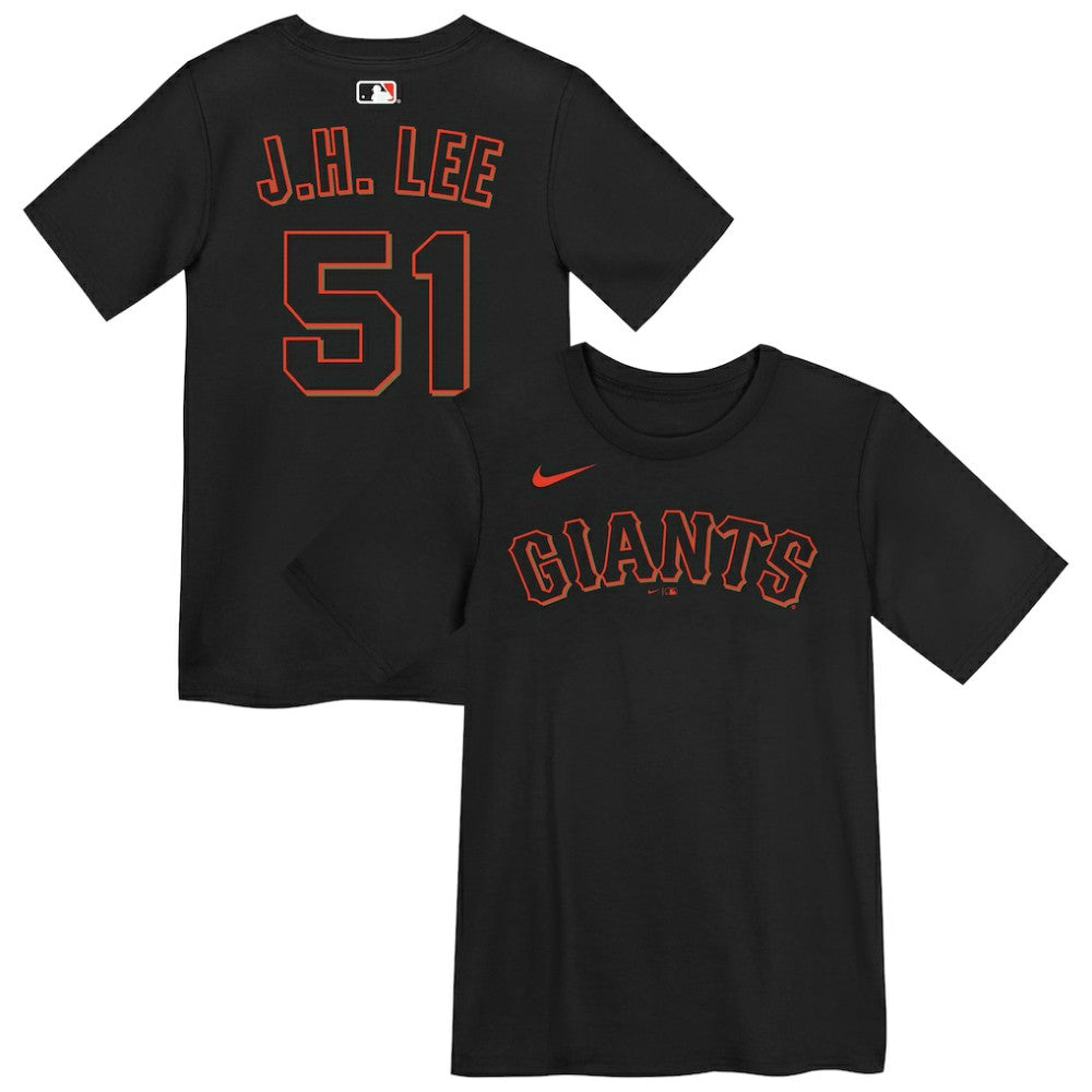 Jung Hoo Lee San Francisco Giants Preschool Name & Number T-Shirt - Black | Nike