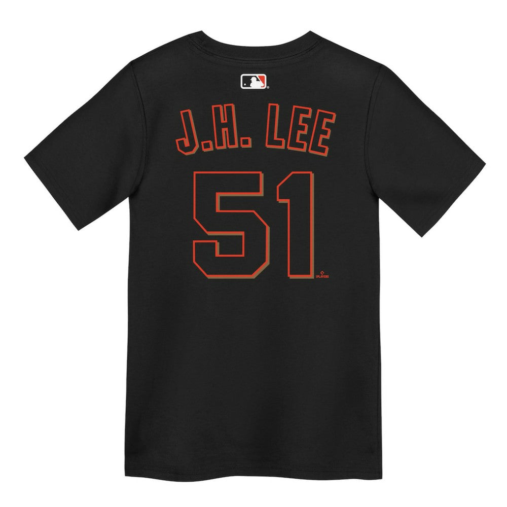 Jung Hoo Lee San Francisco Giants Preschool Name & Number T-Shirt - Black | Nike