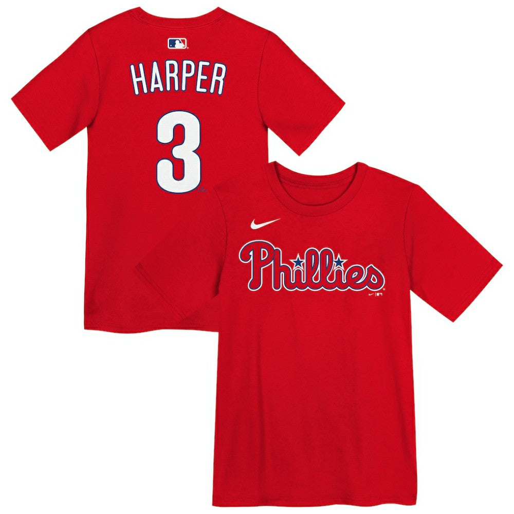 Bryce Harper Philadelphia Phillies Preschool Name & Number T-Shirt - Red | Nike