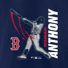 Roman Anthony Boston Red Sox Graphic Player T-Shirt - Navy