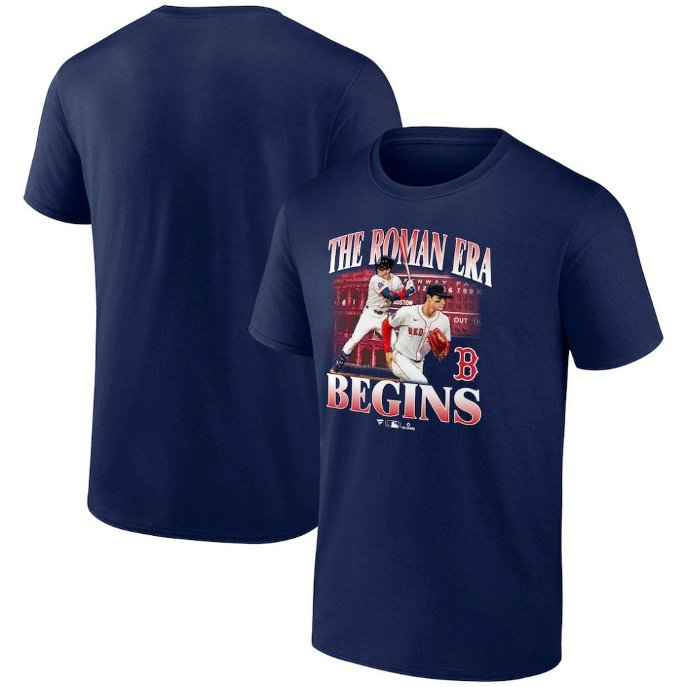 Roman Anthony Boston Red Sox Graphic Player T-Shirt - Navy