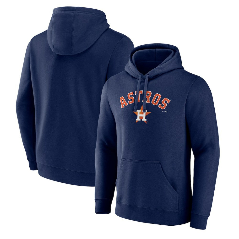 Houston Astros Team Lockup Hoodie - Navy