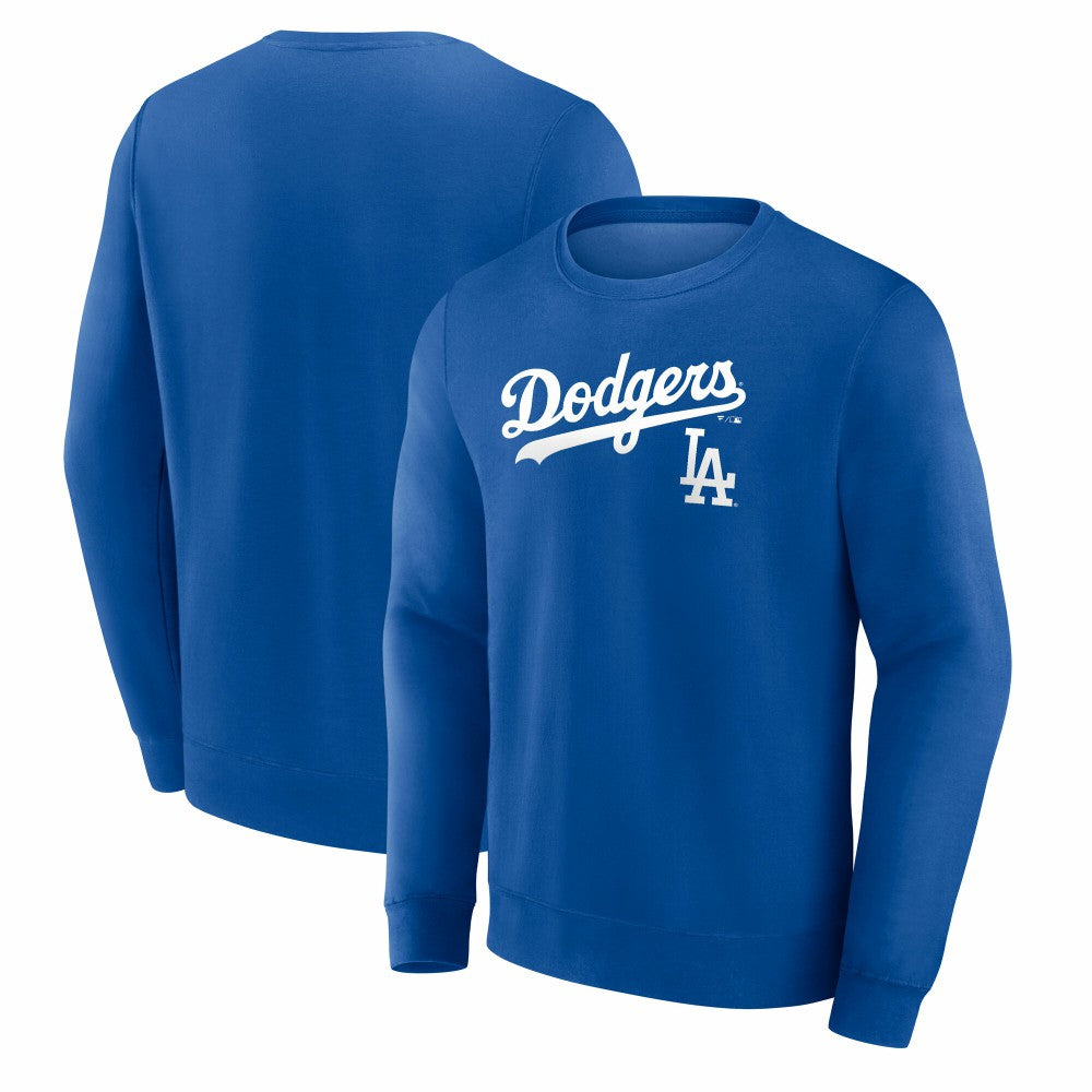 Los Angeles Dodgers Team Lockup Sweatshirt - Royal
