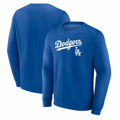 Los Angeles Dodgers Team Lockup Sweatshirt - Royal