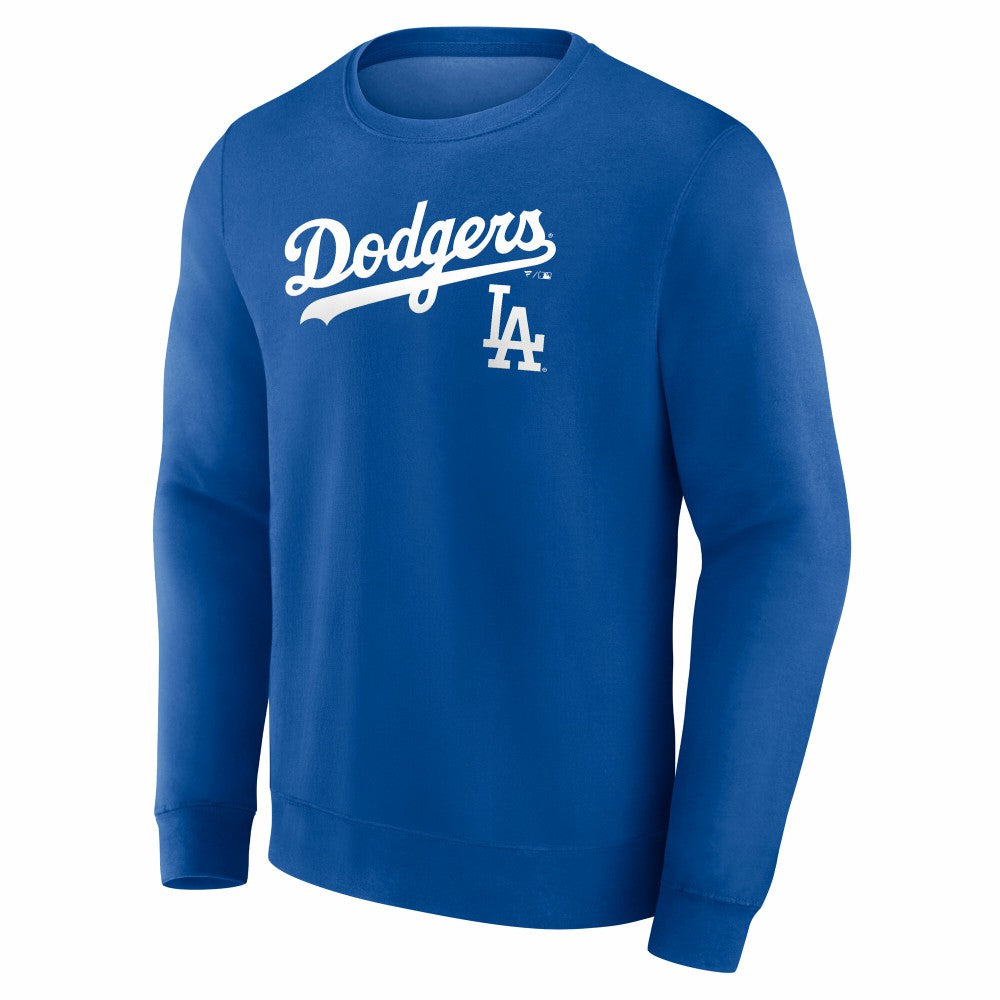 Los Angeles Dodgers Team Lockup Sweatshirt - Royal