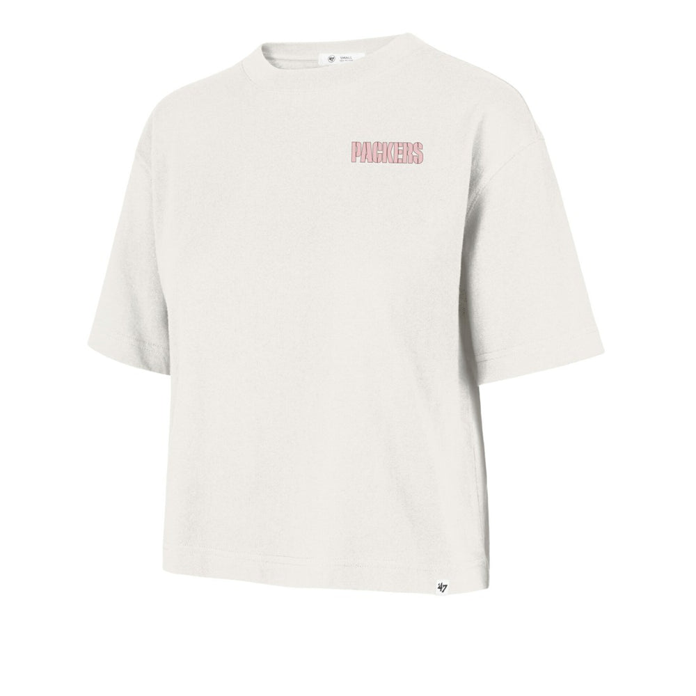 Green Bay Packers '47 Women's Love Letter Reed City T-Shirt - Cream cheap