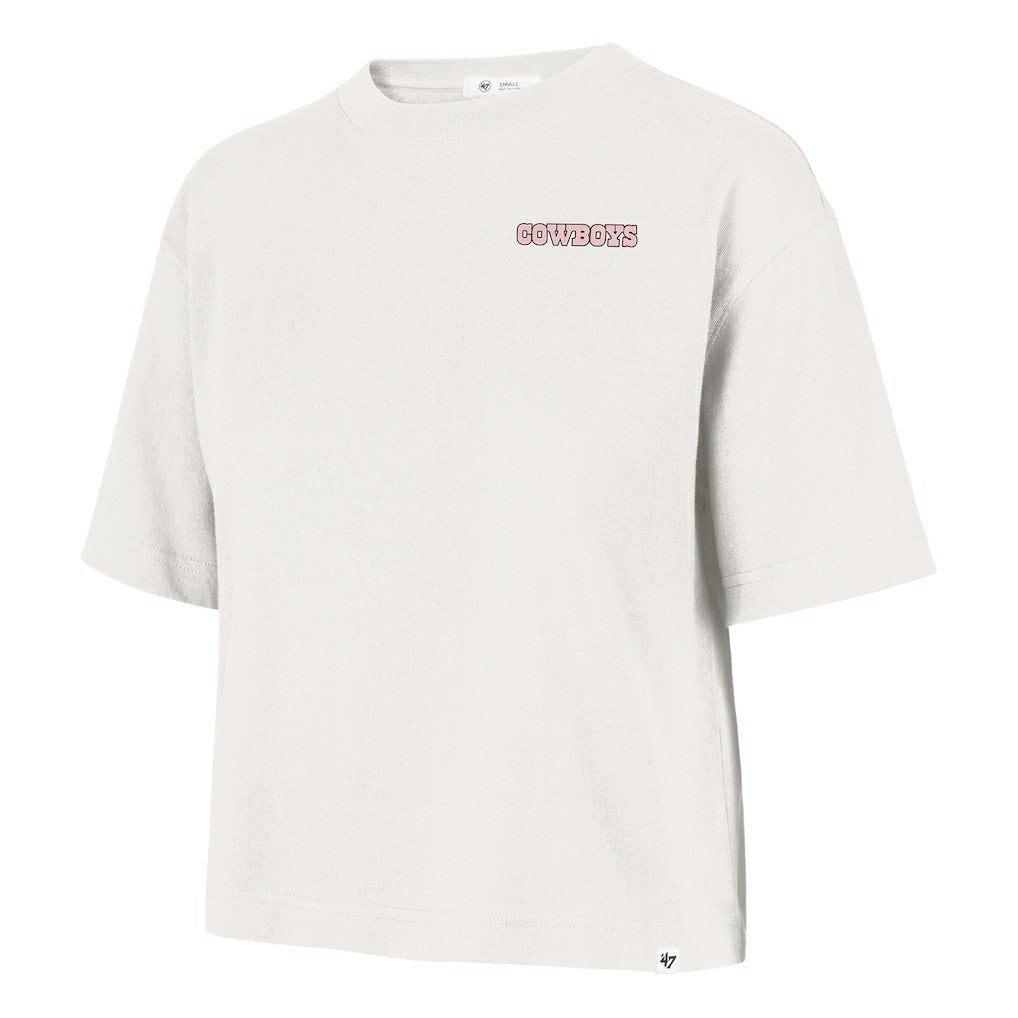 Dallas Cowboys '47 Women's Love Letter Reed City T-Shirt - Cream discount