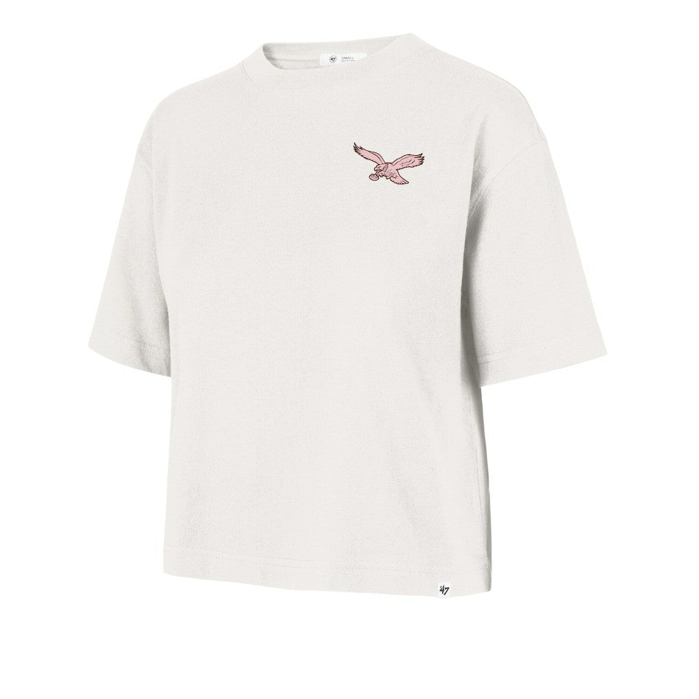Philadelphia Eagles '47 Women's Love Letter Reed City T-Shirt - Cream sale