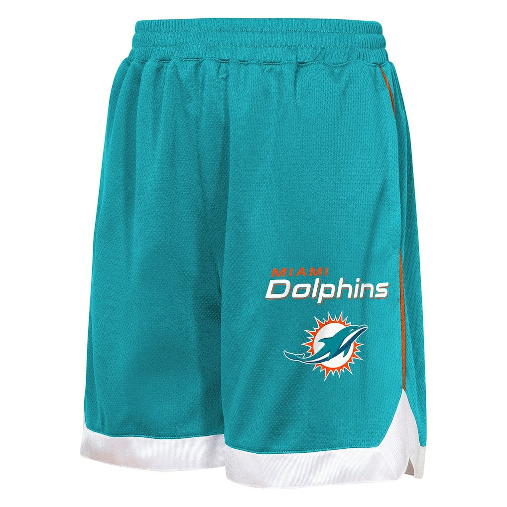 Miami Dolphins Outerstuff Youth All Star Mesh Shorts - Aqua cheap