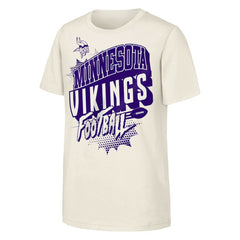Minnesota Vikings Outerstuff Youth Action Comic T-Shirt - Natural sale