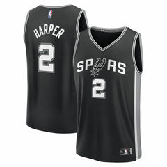 Dylan Harper San Antonio Spurs 2025 NBA Draft First Round Pick Fast Break Replica Jersey - Icon Edition - Black | Fanatics sale