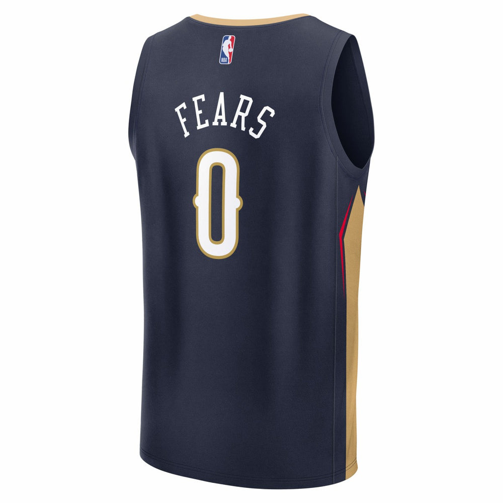 Jeremiah Fears New Orleans Pelicans 2025 NBA Draft First Round Pick Fast Break Replica Jersey - Icon Edition - Navy | Fanatics sale