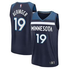 Joan Beringer Minnesota Timberwolves 2025 NBA Draft First Round Pick Fast Break Replica Jersey - Icon Edition - Navy | Fanatics online
