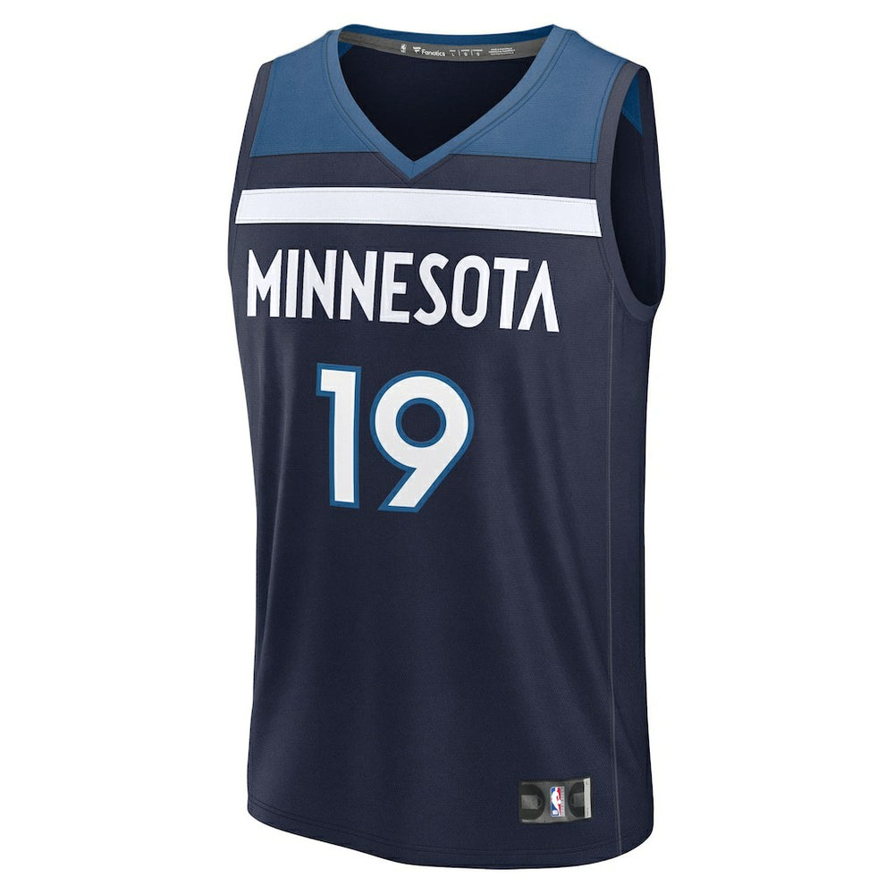 Joan Beringer Minnesota Timberwolves 2025 NBA Draft First Round Pick Fast Break Replica Jersey - Icon Edition - Navy | Fanatics online