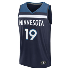 Joan Beringer Minnesota Timberwolves 2025 NBA Draft First Round Pick Fast Break Replica Jersey - Icon Edition - Navy | Fanatics online