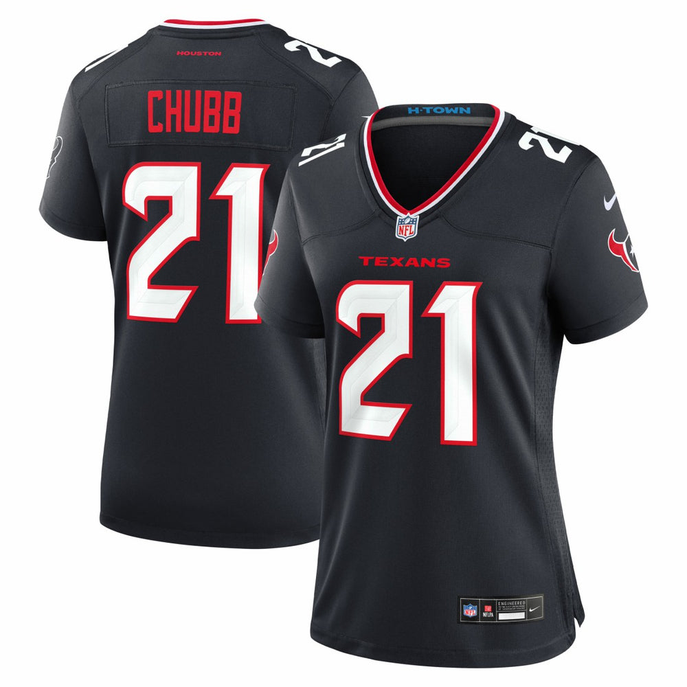 Nick Chubb Houston Texans Women's Team Game Jersey - Navy | Nike for sale