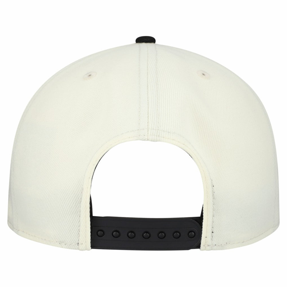 Chicago Bulls Stretched 2-Tone A-Frame 9FIFTY Adjustable Hat - Cream/Black | New Era online
