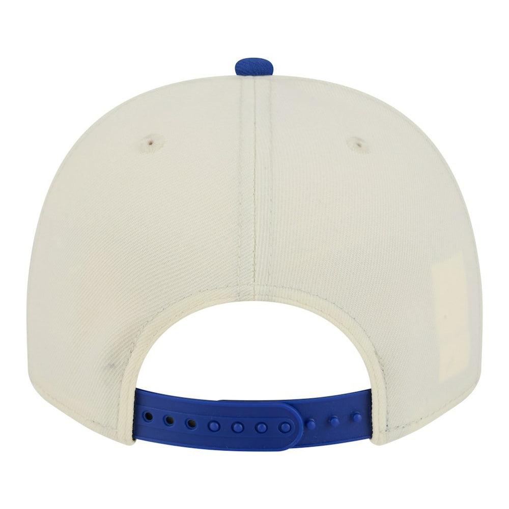 Golden State Warriors Stretched 2-Tone A-Frame 9FIFTY Adjustable Hat sale - Cream/Royal | New Era outlet