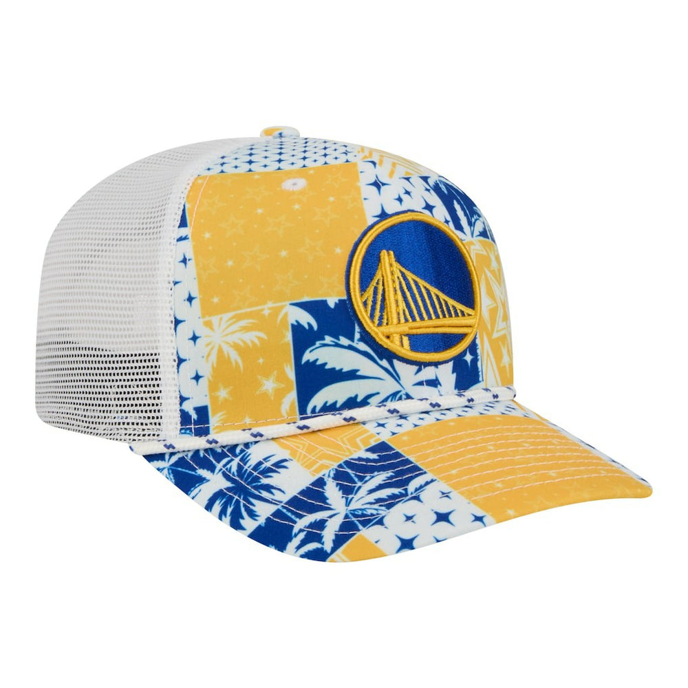 Golden State Warriors Fan Pack Tropical Pattern 9SEVENTY Adjustable Hat sale - White | New Era cheap