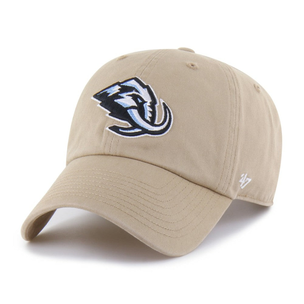 Utah Mammoth '47 Logo Clean Up Adjustable Hat Khaki