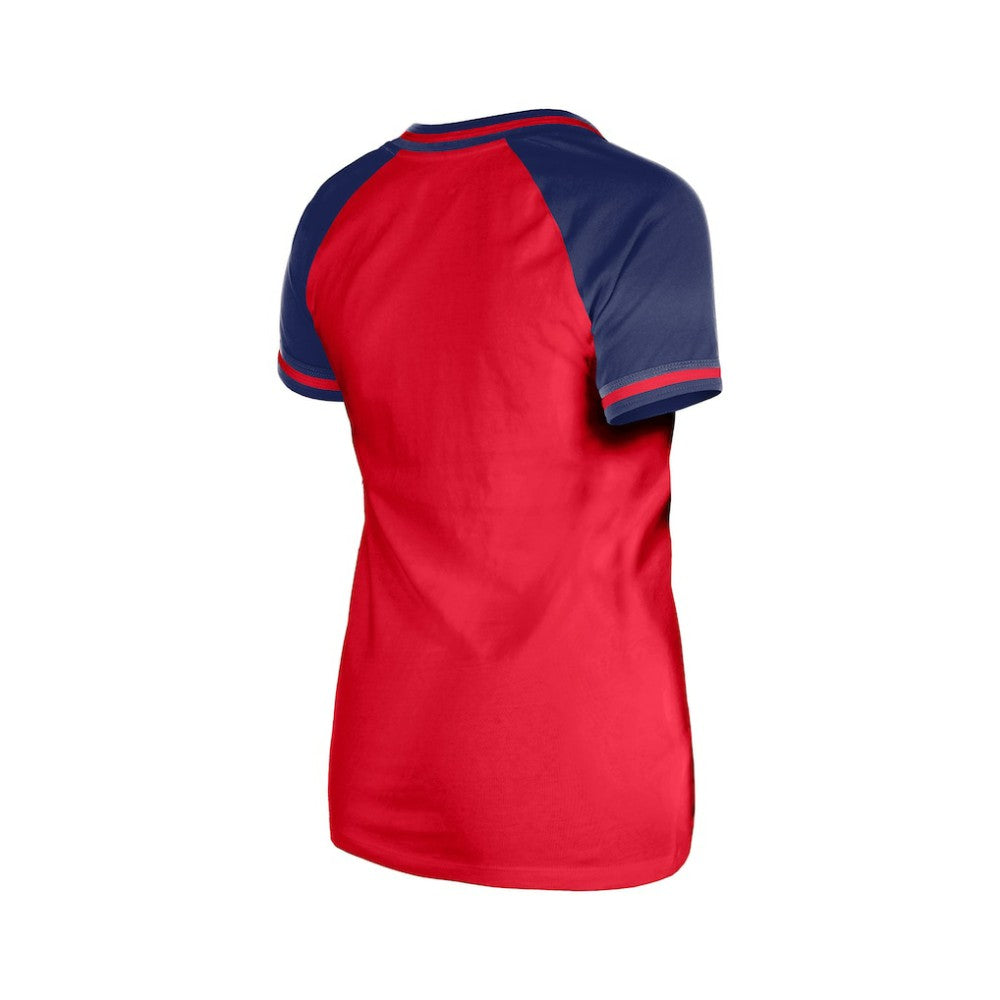 Philadelphia Phillies Women's Gameday V-Neck T-Shirt - Red | New Era