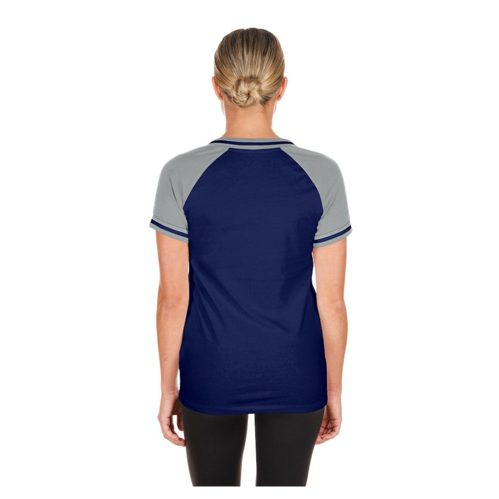 Los Angeles Dodgers Women's Gameday V-Neck T-Shirt - Royal | New Era