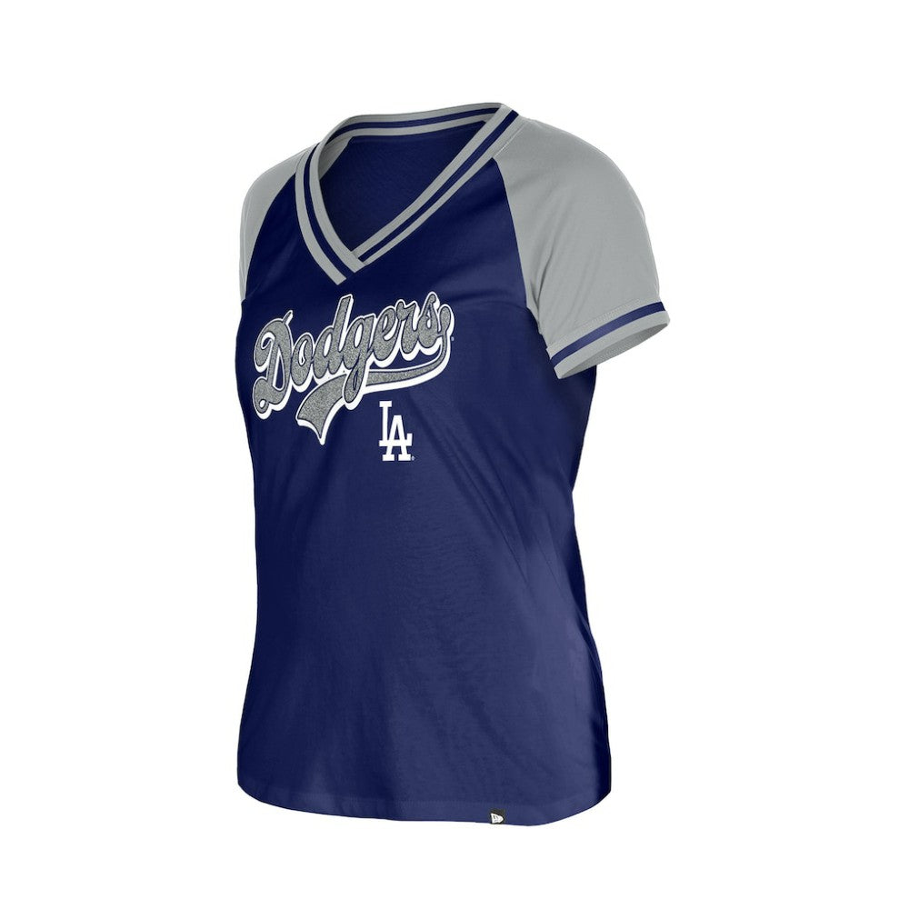 Los Angeles Dodgers Women's Gameday V-Neck T-Shirt - Royal | New Era