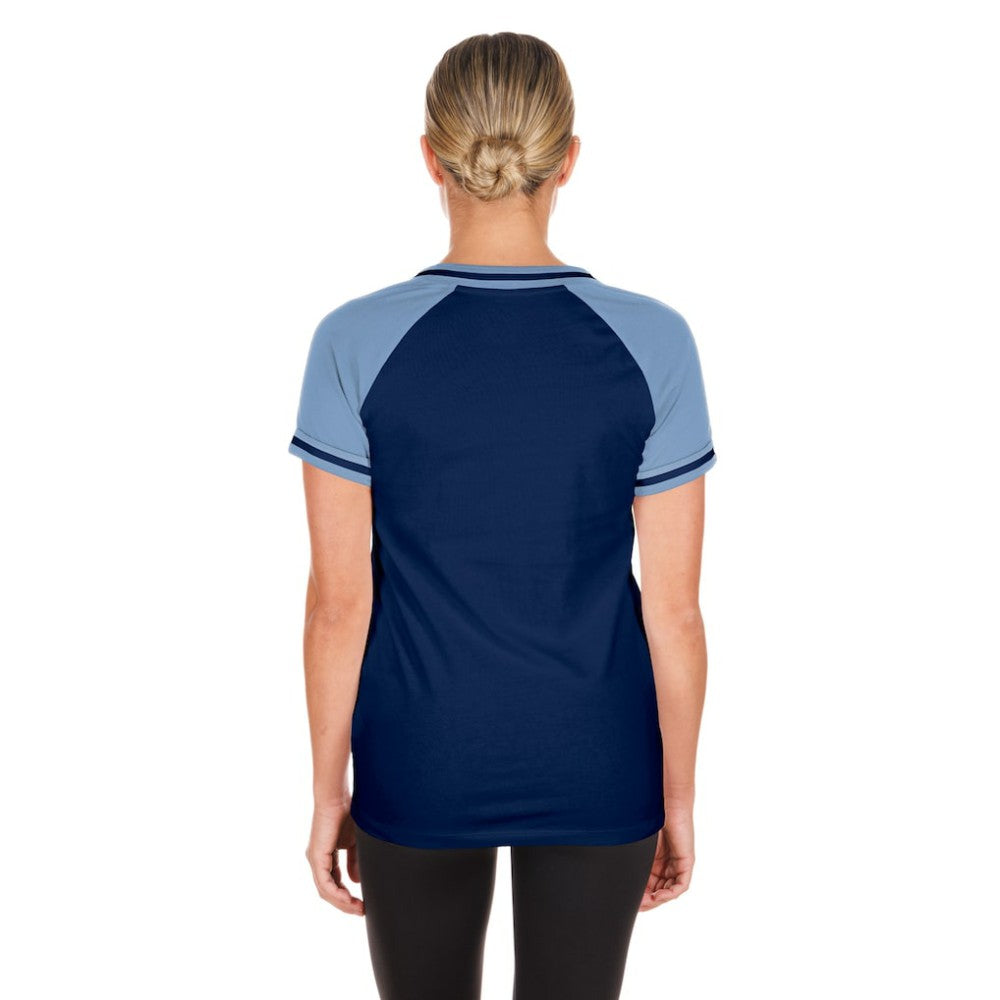 Tampa Bay Rays Women's Gameday V-Neck T-Shirt - Navy | New Era