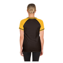 San Diego Padres Women's Gameday V-Neck T-Shirt - Brown | New Era