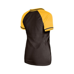 San Diego Padres Women's Gameday V-Neck T-Shirt - Brown | New Era