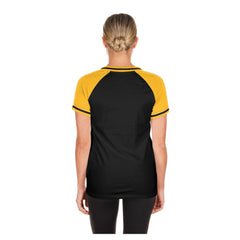 Pittsburgh Pirates Women's Gameday V-Neck T-Shirt - Black | New Era