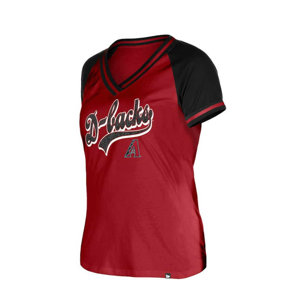 Arizona Diamondbacks Women's Gameday V-Neck T-Shirt - Red | New Era