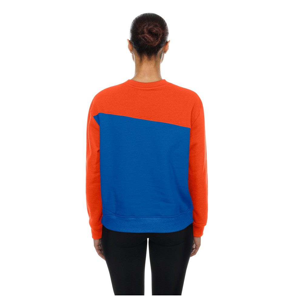 New York Mets Women's Gameday Fleece Sweatshirt - Royal/Orange | New Era