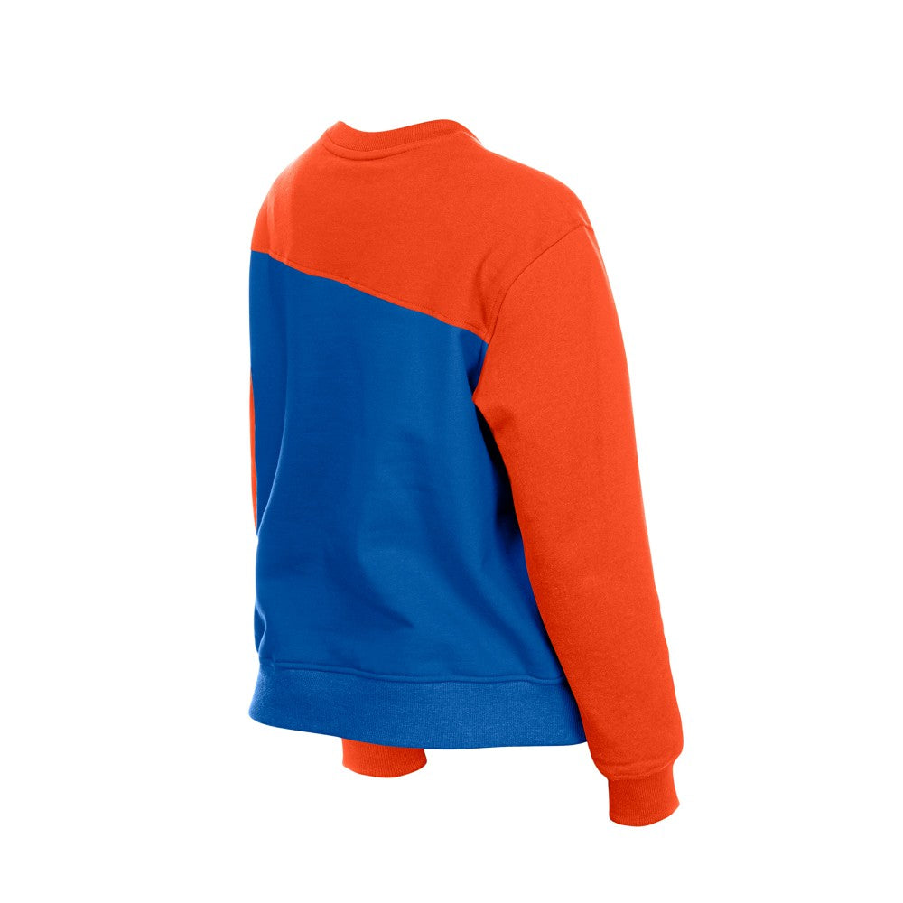 New York Mets Women's Gameday Fleece Sweatshirt - Royal/Orange | New Era
