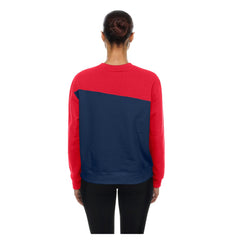Cleveland Guardians Women's Gameday Fleece Sweatshirt - Navy/Red | New Era
