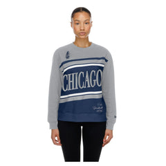 Chicago Cubs Women's Gameday Fleece Sweatshirt - Royal/Gray | New Era