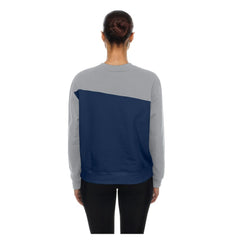 Chicago Cubs Women's Gameday Fleece Sweatshirt - Royal/Gray | New Era
