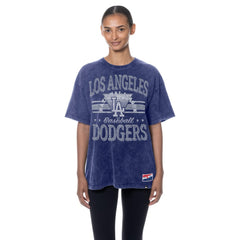 Los Angeles Dodgers Women's Oversized Boyfriend T-Shirt - Blue | New Era