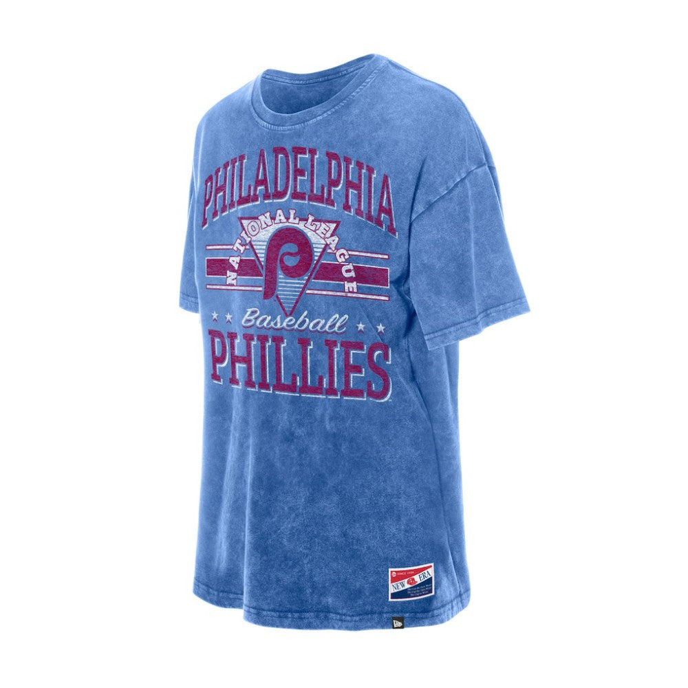 Philadelphia Phillies Women's Oversized Boyfriend T-Shirt - Light Blue | New Era