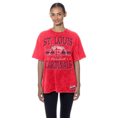 St. Louis Cardinals Women's Oversized Boyfriend T-Shirt - Red | New Era