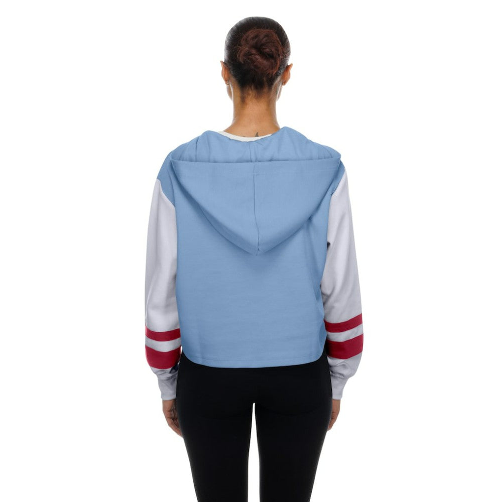 Philadelphia Phillies Women's Boxy Lace-Up Hoodie - Light Blue | New Era