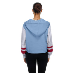 Philadelphia Phillies Women's Boxy Lace-Up Hoodie - Light Blue | New Era