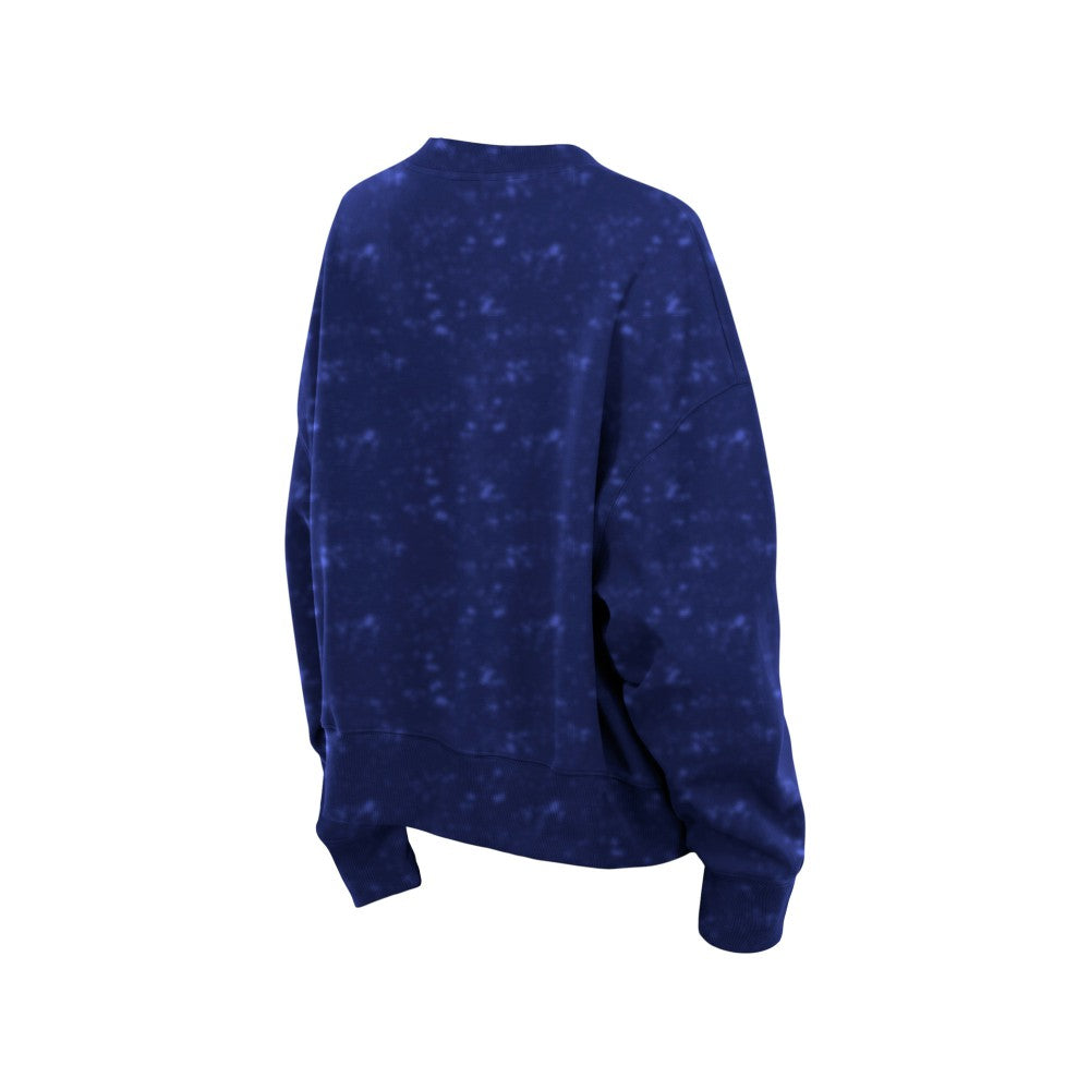 Los Angeles Dodgers Women's Throwback Oversized Boxy Sweatshirt - Royal | New Era