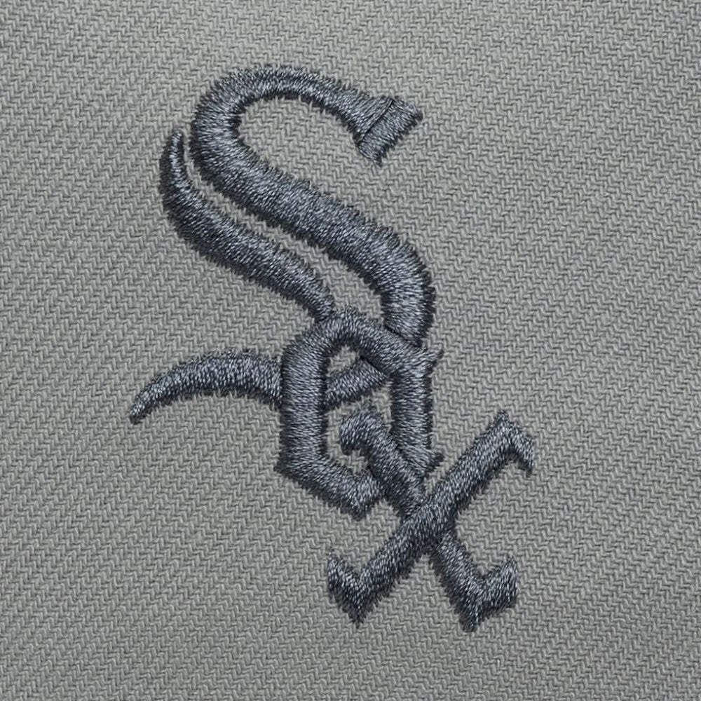 Chicago White Sox Thunderstorm Head Coach Pro-Crown Adjustable Hat - Gray | Mitchell & Ness