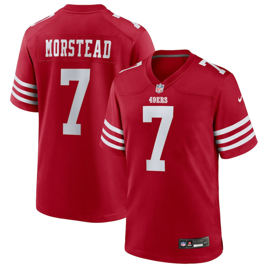 Thomas Morstead San Francisco 49ers Team Game Jersey - Scarlet | Nike on sale