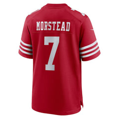 Thomas Morstead San Francisco 49ers Team Game Jersey - Scarlet | Nike on sale